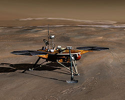 La sonde Phoenix sur Mars (concept)